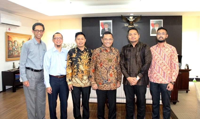 Direksi Dyandra dan Kemenperin Saleh Husin