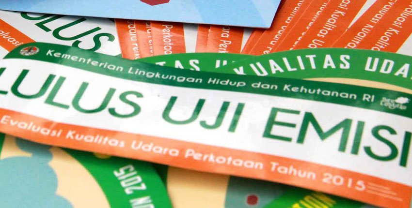 Stiker Uji Emisi dari Pemerintah