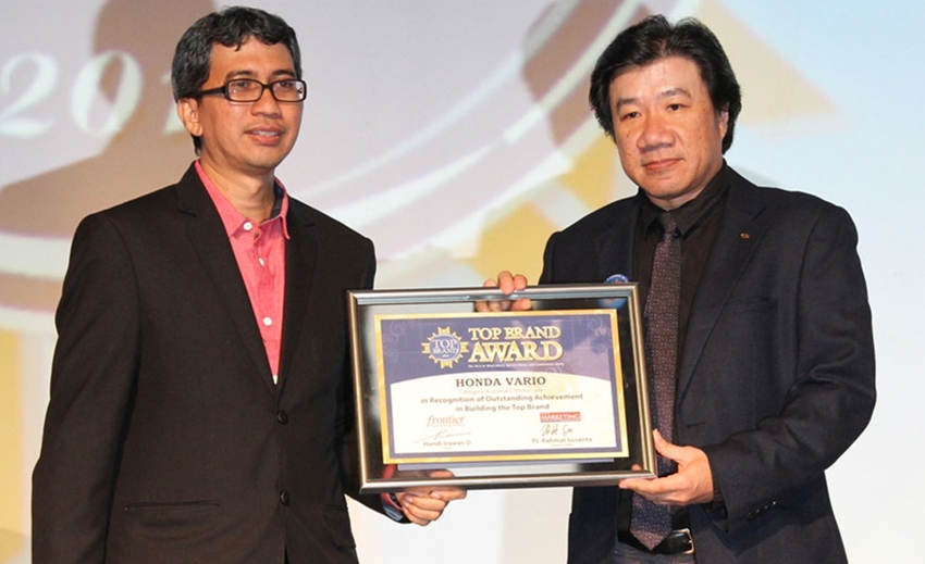 Penghargaan Top Brand Award ke-8 Bagi AHM