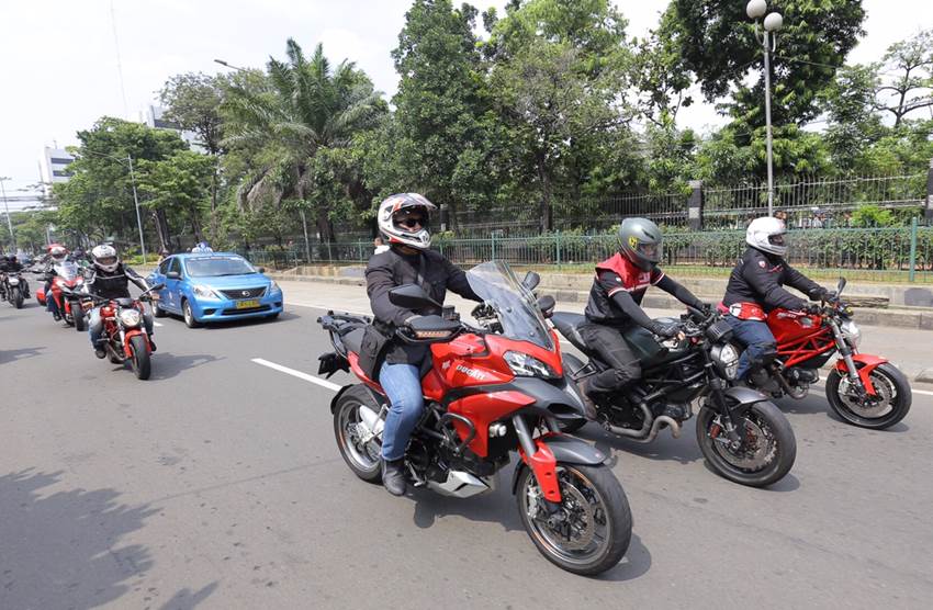 Hadir Hampir 100 Member komunitas Ducati Indonesia