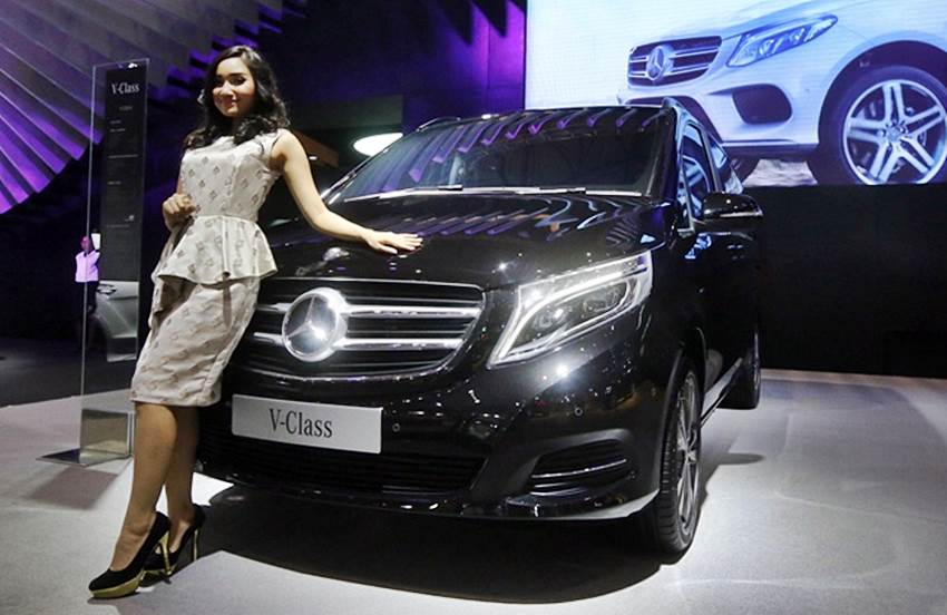 New V-Class model terbaru Mercedes Benz Indonesia