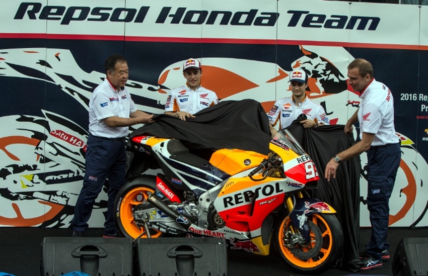 Repsol Honda Luncurkan Motor Marquez dan Pedrosa