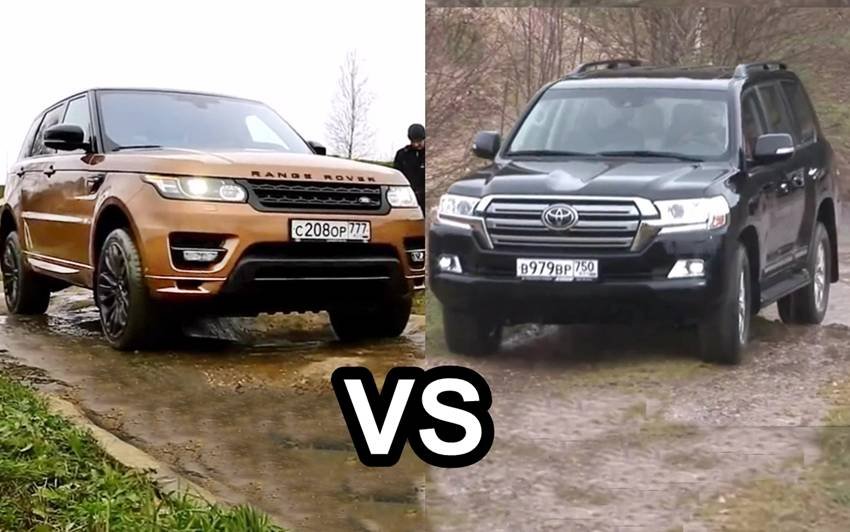 Range Rover Sport versus Toyota Land Cruiser