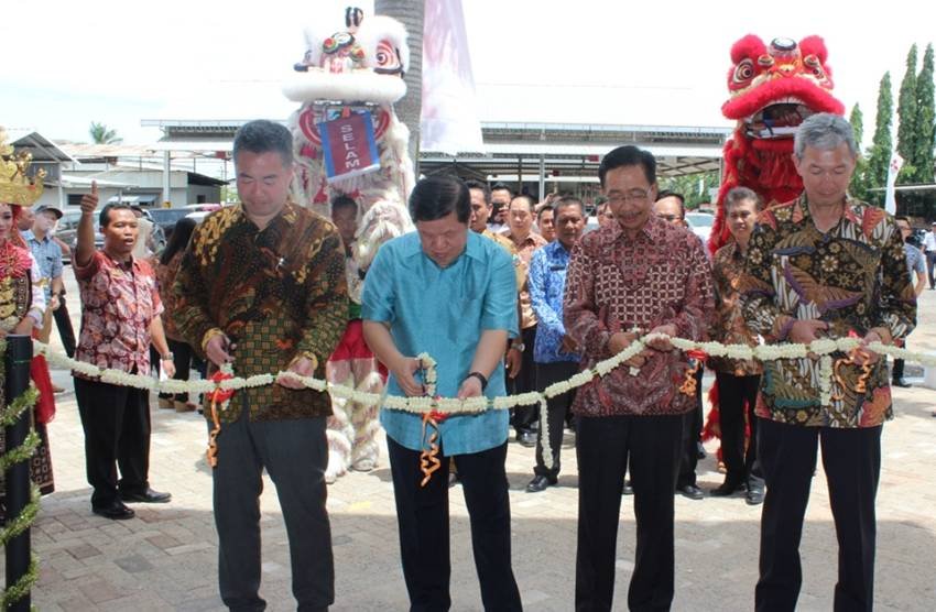 KTB Resmikan Fasilitas Mitsubishi Bodi dan Cat  di Lampung  