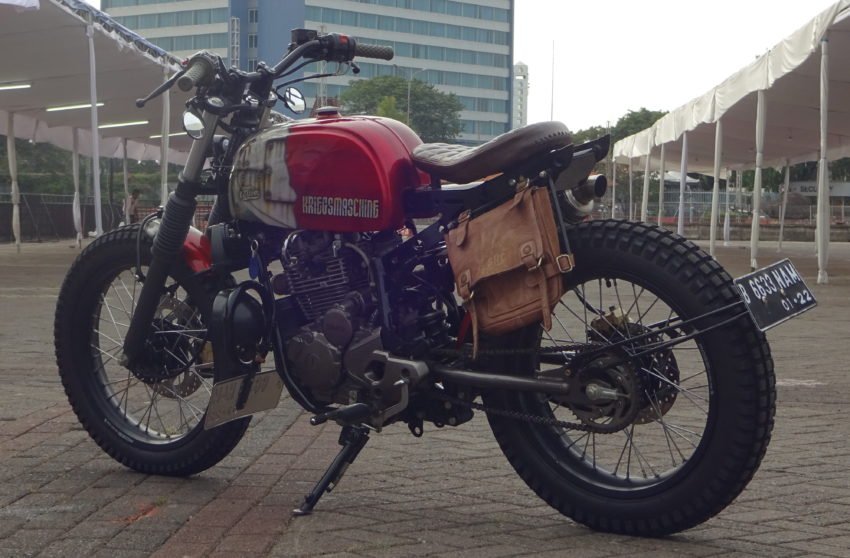 Modifikasi Yamaha Scorpio : Scrambler War Machine - Autos.id