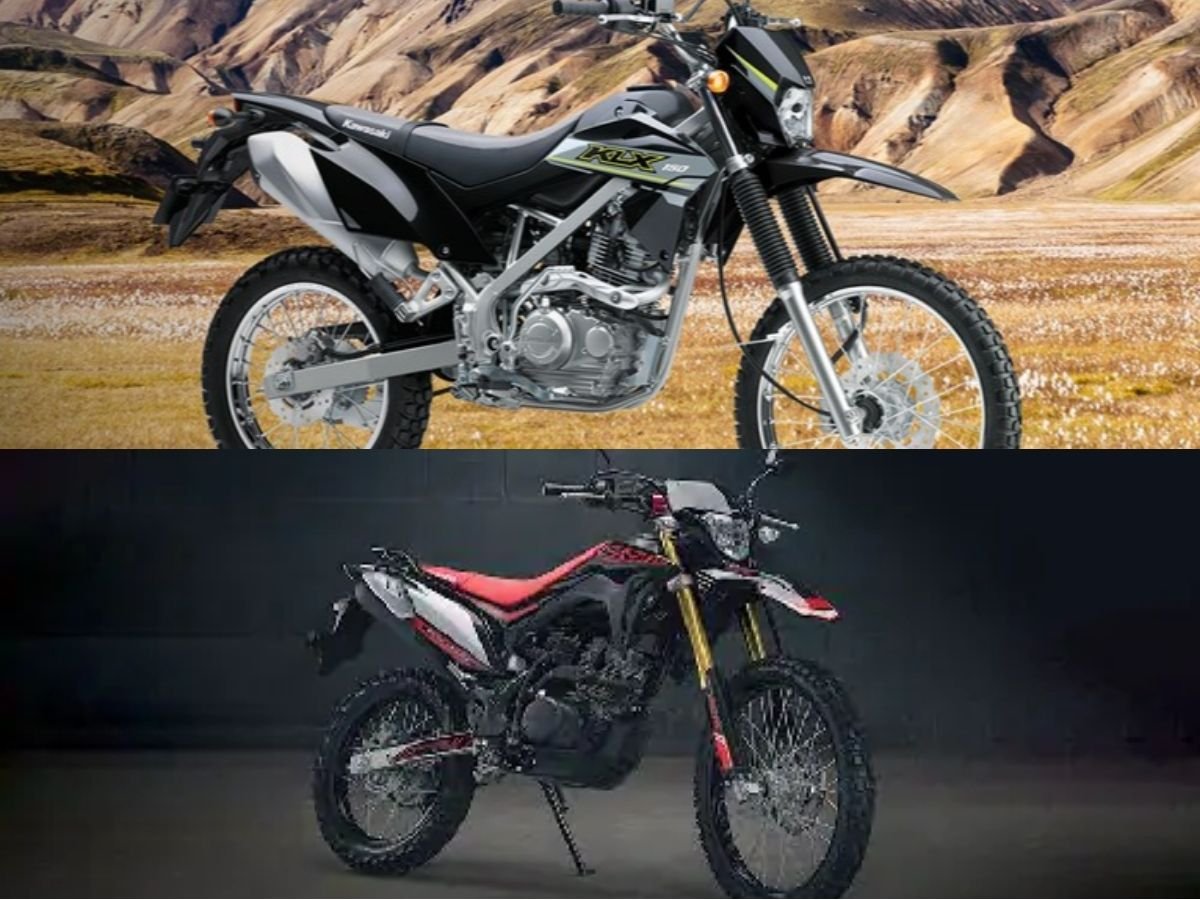 Tampilan Kawasaki KLX 150 vs Tampilan Honda CRF 150