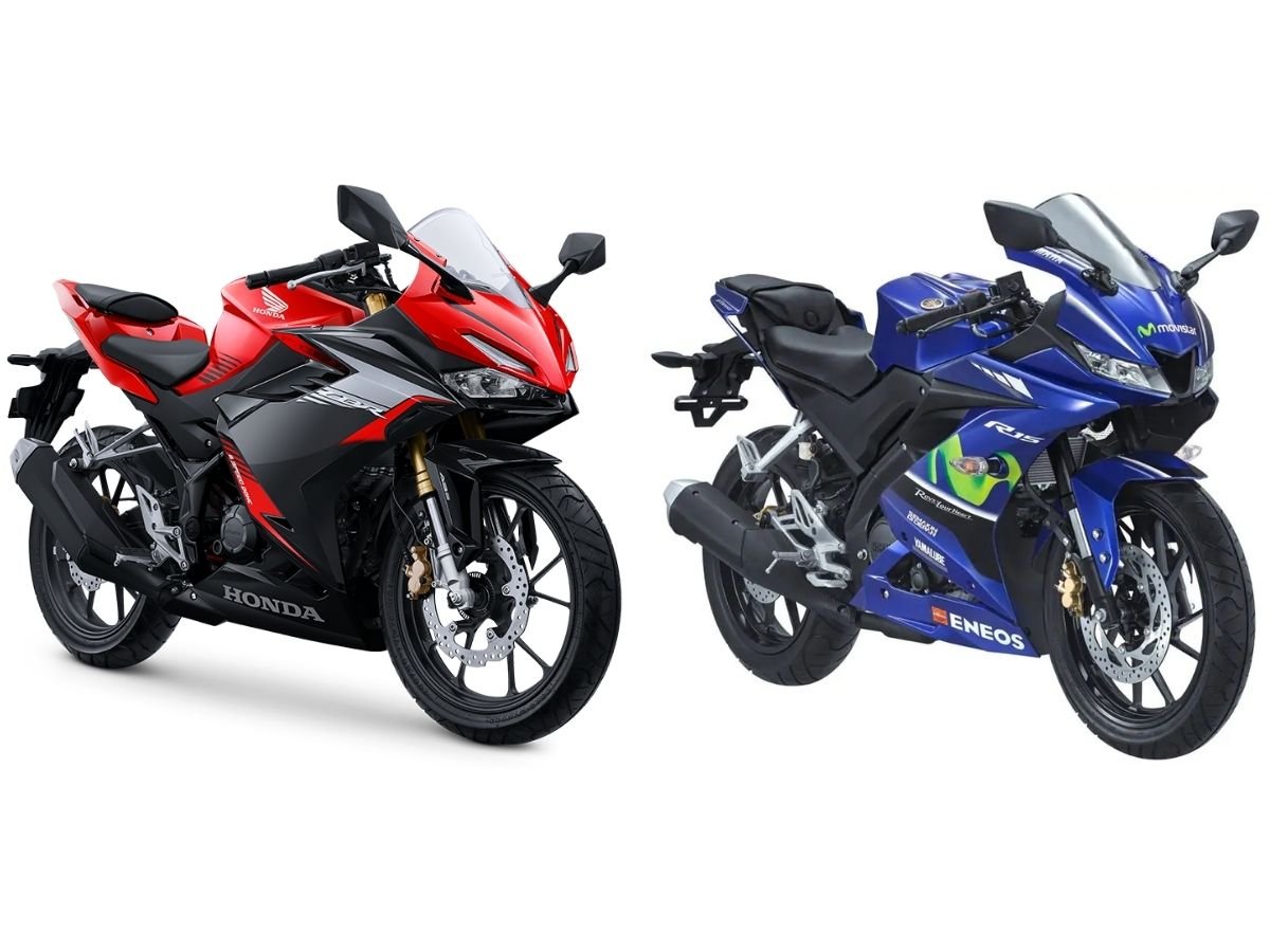 Honda CBR150R dan Yamaha R15 2021