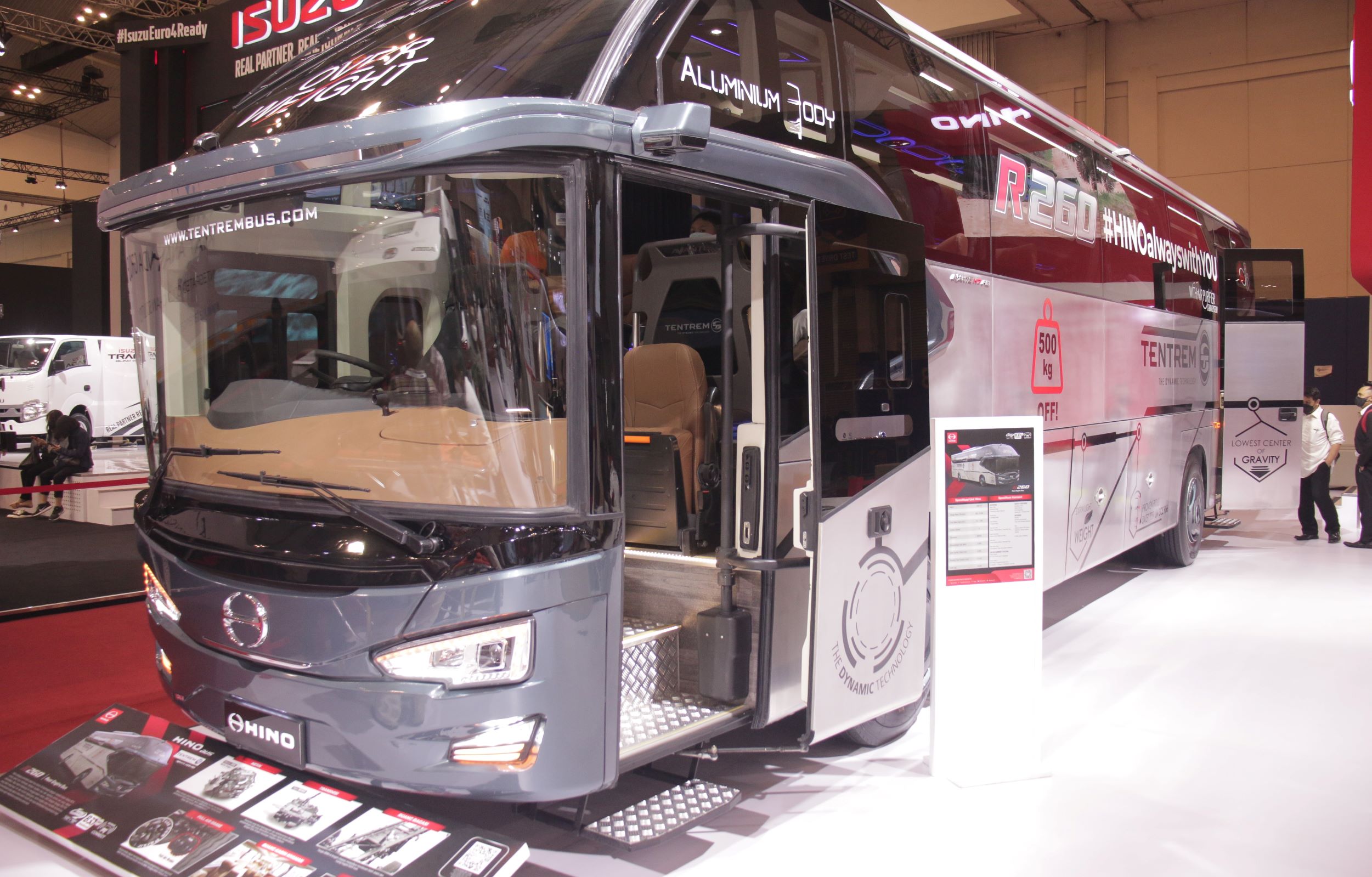 Hino Bus R260 Bodi Aluminium