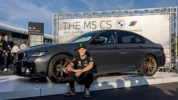 Memenangi Kategori BMW M Award, Fabio Quartararo Mendapat Hadiah BMW M5 CS