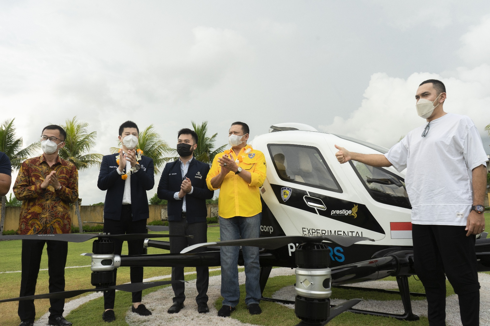 Taksi terbang pertama di Indonesia Ehang 216