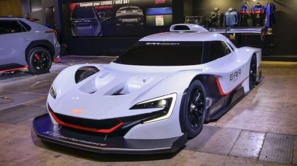 Subaru Memasang Motor Listrik Yamah Pada Mobil Balap Konsep STI E-RA