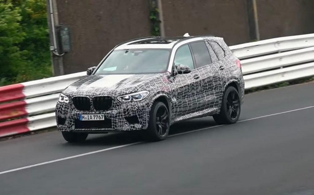 BMW X5 Facelift caught on camera during road test at Nurburgring