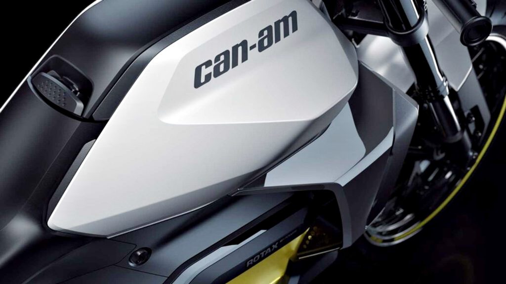 Tangki motor listrik terbaru besutan Cam-Am.