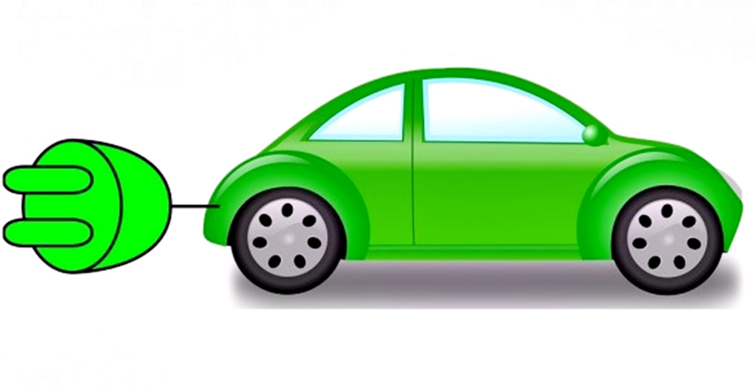 Ilustrasi mobil listrik.