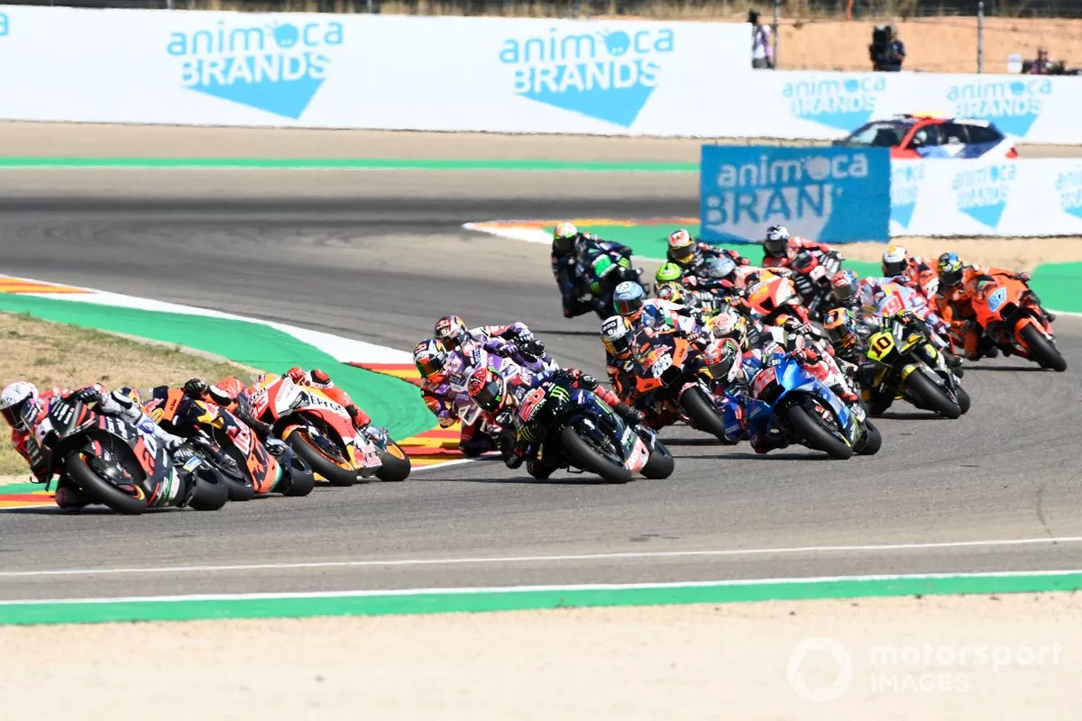Dramatis Hingga Lap Akhir, Enea Bastianini Keluar Sebagai Pemenang MotoGP Aragon