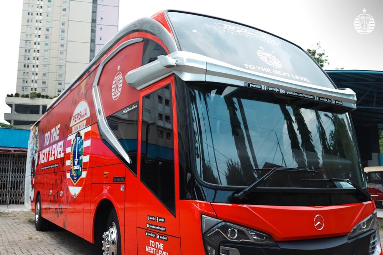 Bus baru Persija Jakarta.