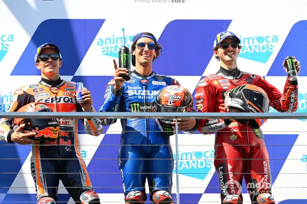Balapan Penuh Drama, Alex Rins Memenangi Seri MotoGP Australia