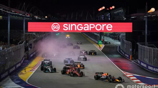 Drama Balapan Hujan, Sergio Perez Memenangi Balapan F1 GP Singapura