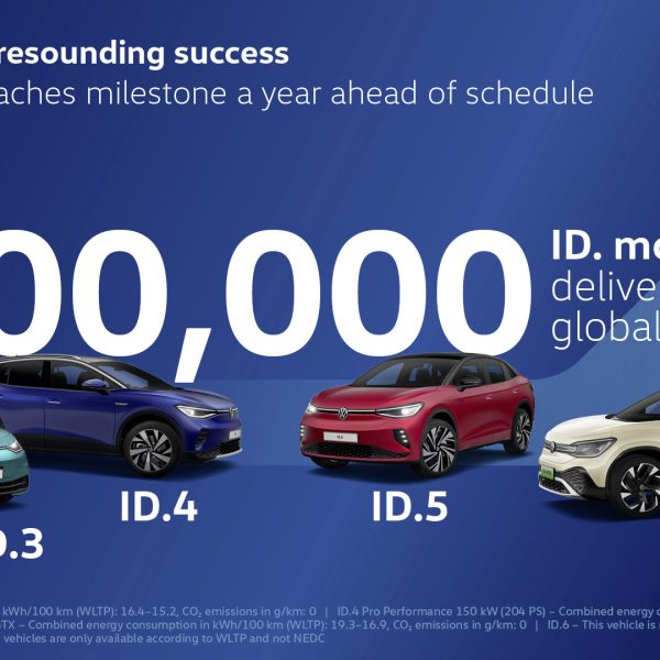 Volkswagen Merayakan Pengiriman Ke 500.000 Produk Mobil Listrik ID. Model Di Seluruh Dunia