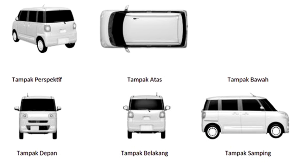 Daihatsu Move Canbus yang didaftarkan di Indonesia. 