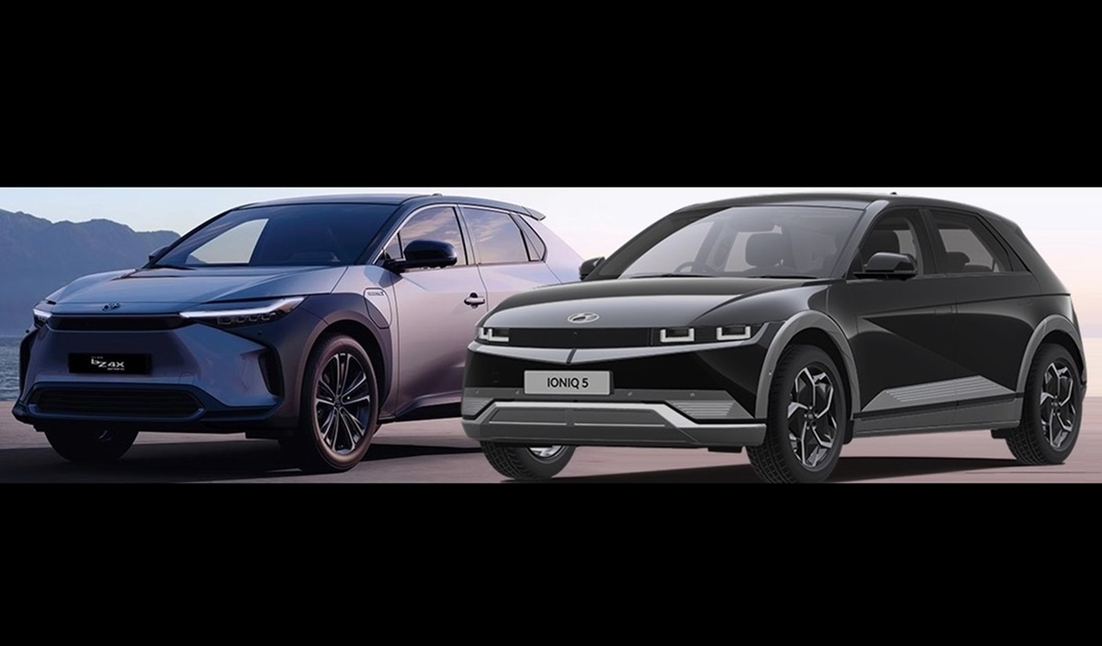 Hyundai Ioniq 5 dan Toyota bZ4X.