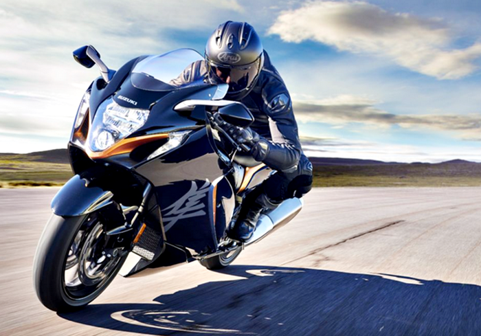 Tampilan depan Hayabusa Bol d'Or.