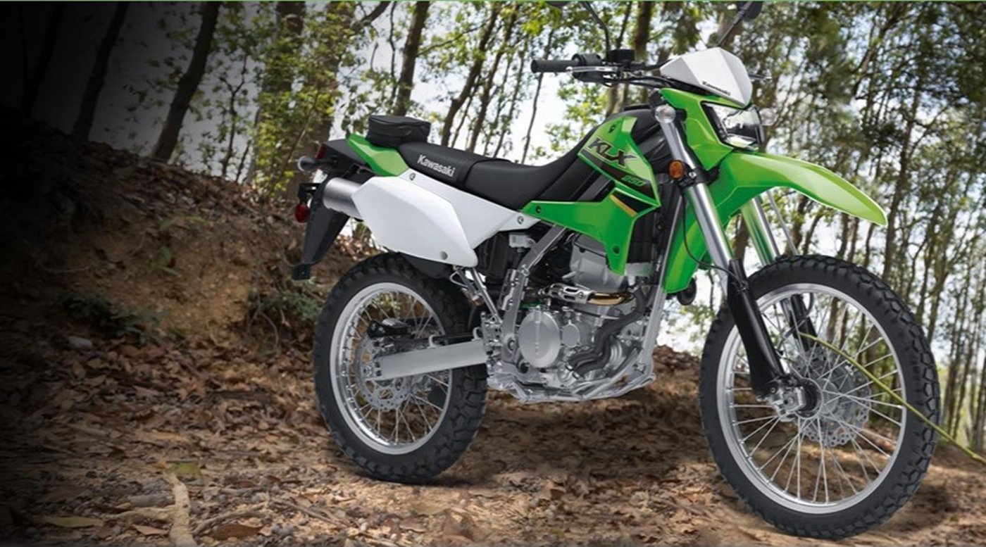 Kawasaki KLX250.