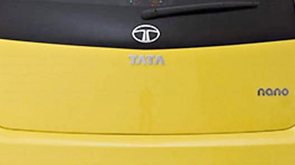 Logo mobil Tata Nano.