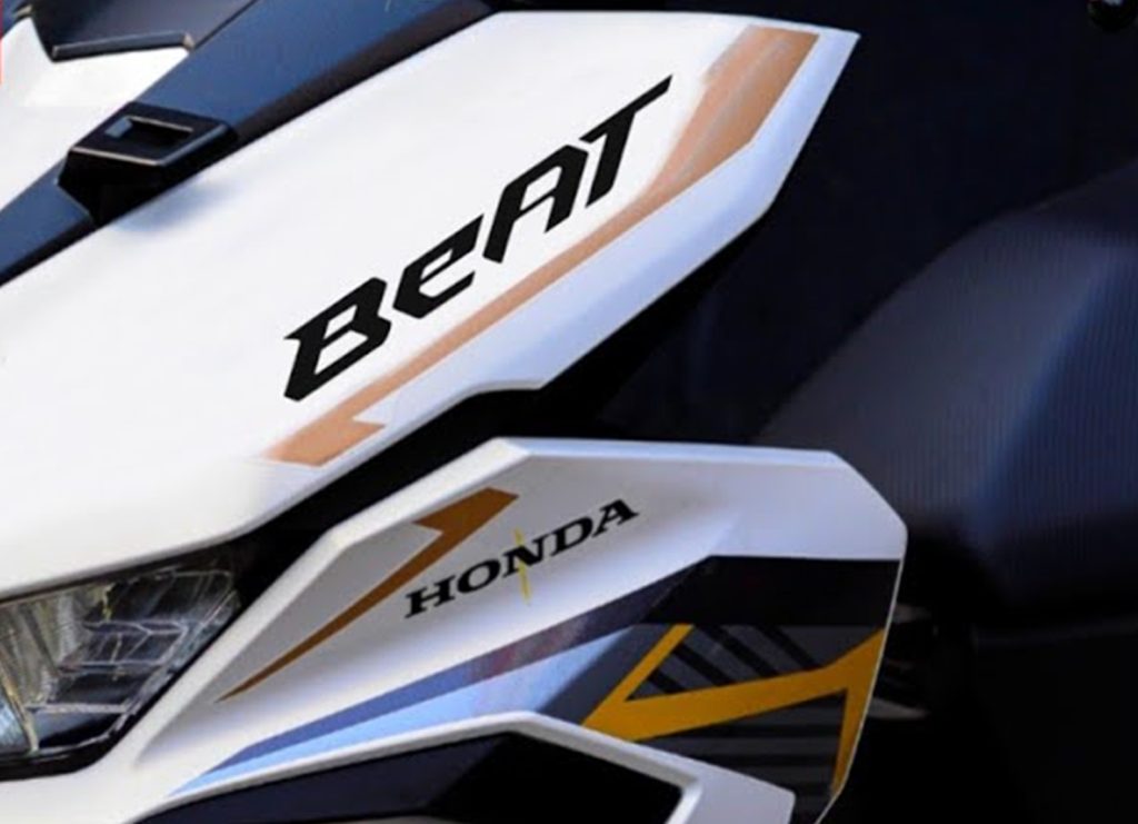 Bagian depan New Honda Beat 2023. 