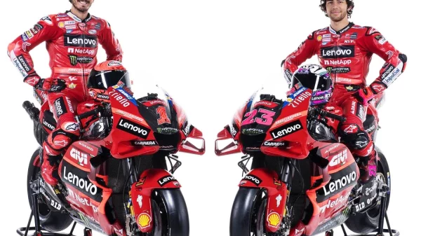 Intip Perkenalan Tim Ducati Lenovo Untuk MotoGP 2023