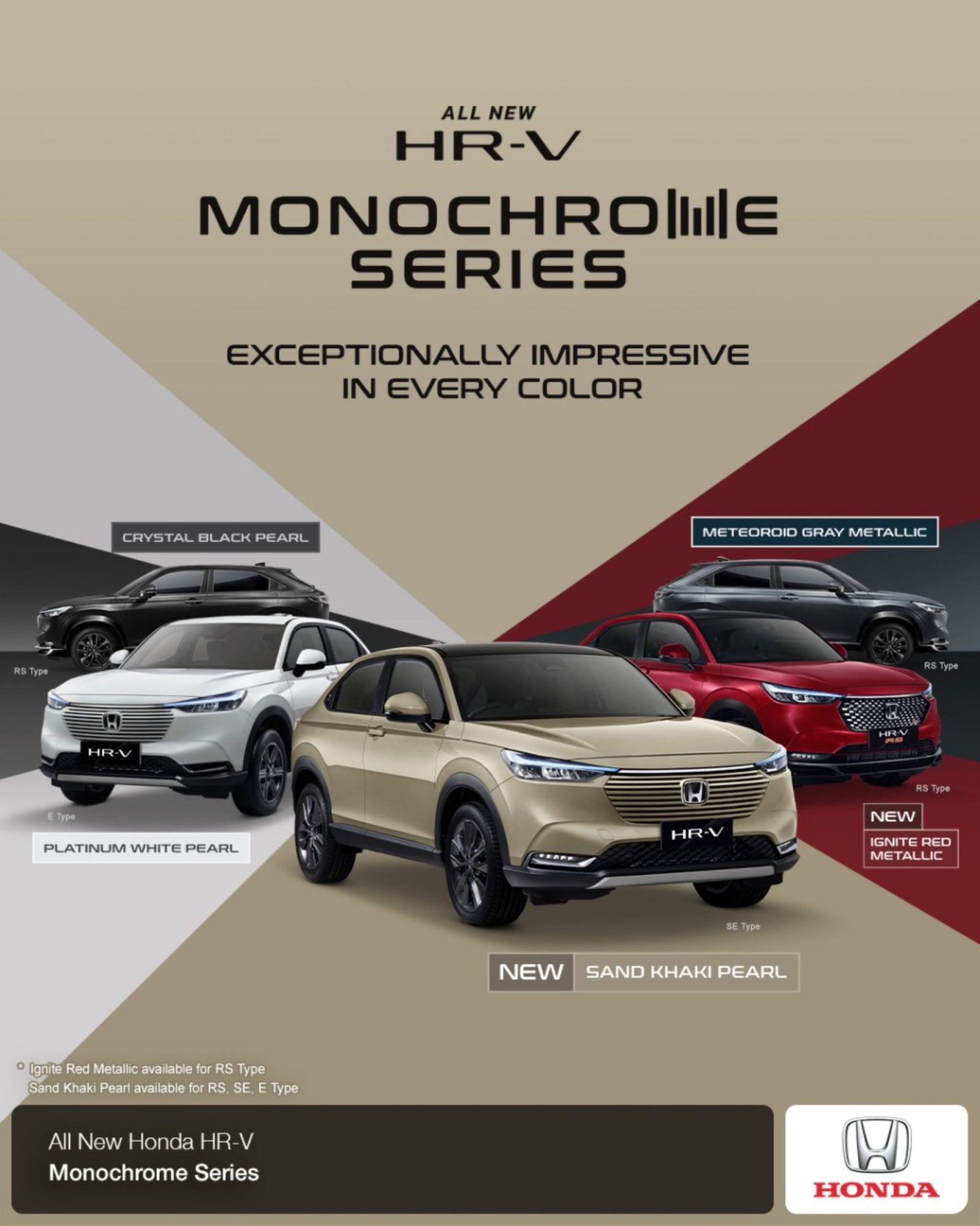 Honda Menyiapkan 2 Warna Monochrome Baru Untuk HR-V Produksi 2023