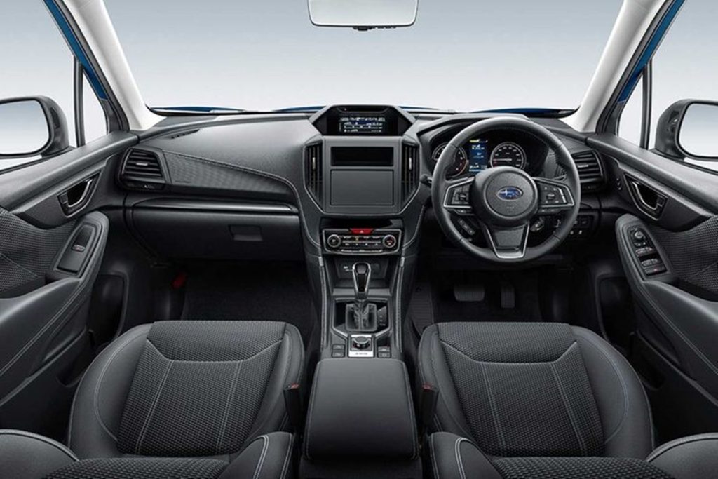Interior Subaru Forester XT Edition. 