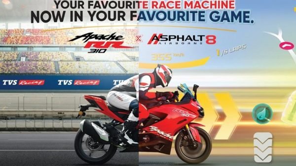 TVS Apache RR 310 hadir di game Asphalt 8: Airborne.