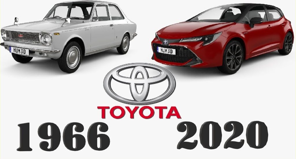 Toyota Corolla generasi pertama vs terakhir. 
