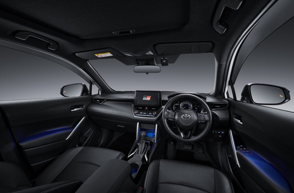 Interior New Corolla Cross GR Sport. 