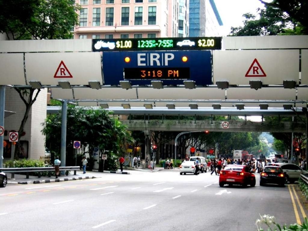 ERP (Electronic Road Pricing). 