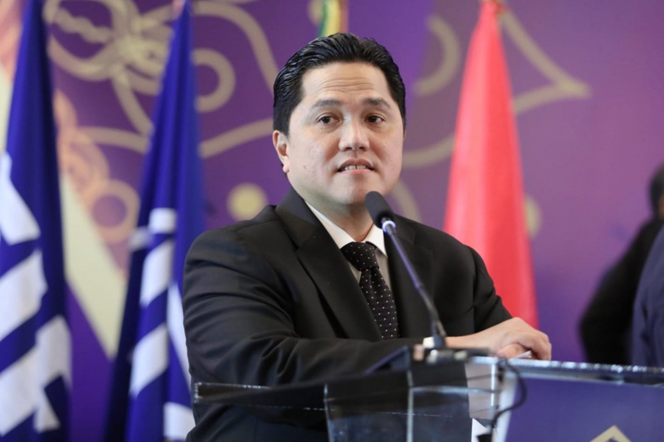 Erick Thohir sebagai Ketua Umum PSSI.