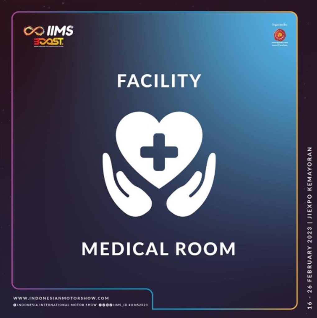 Fasilitas medical room IIMS 2023.