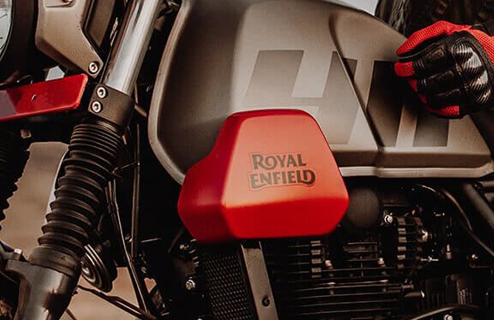 Logo Royal Enfield Scram 411.