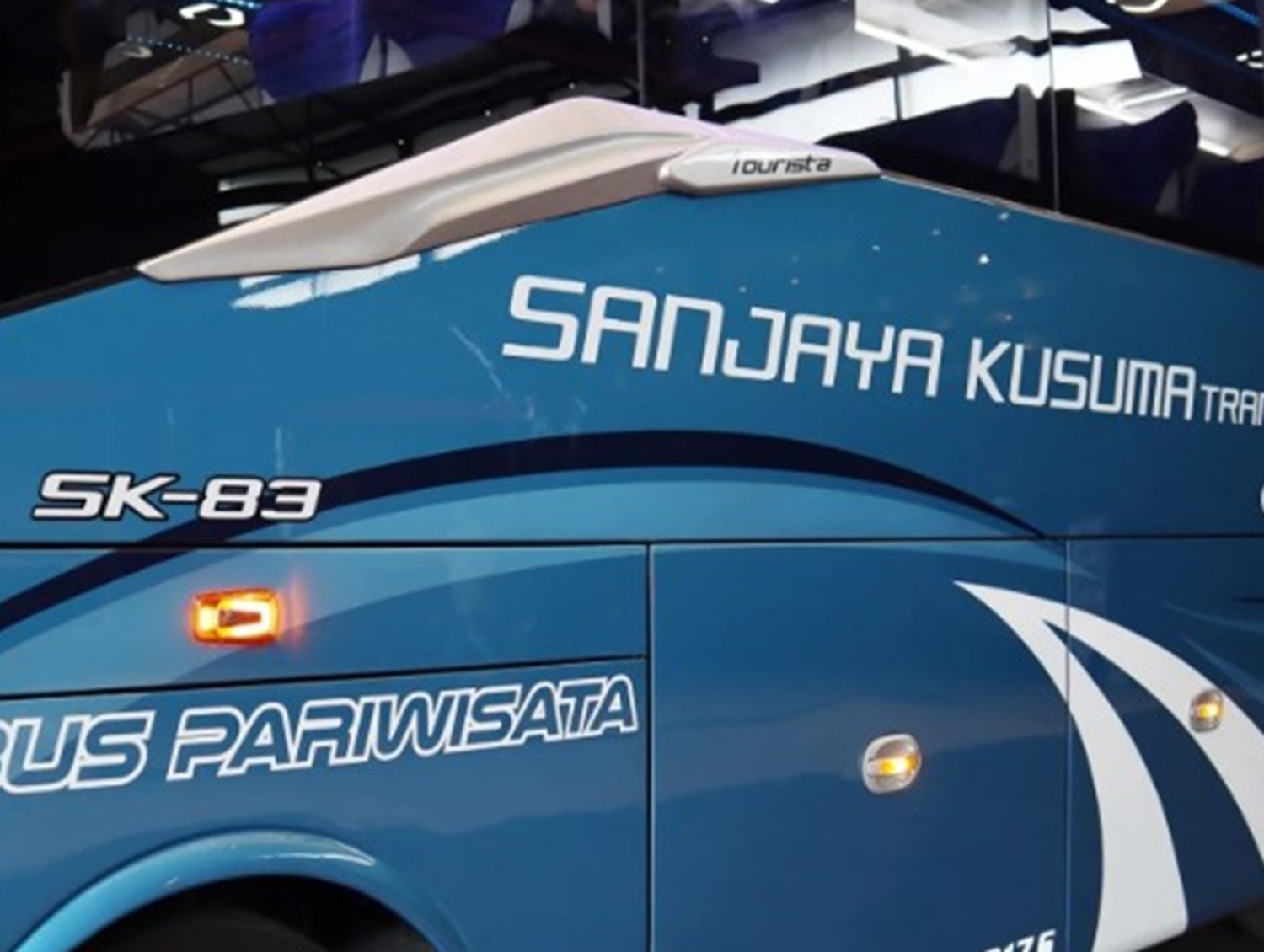 Logo bus medium baru PO Sanjaya Kusuma Trans.