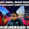 Rian Mahendra bekerja di PO Kencana.