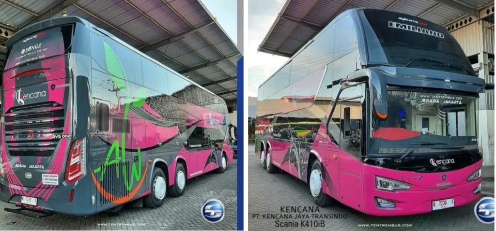 Unit bus PO Kencana. 