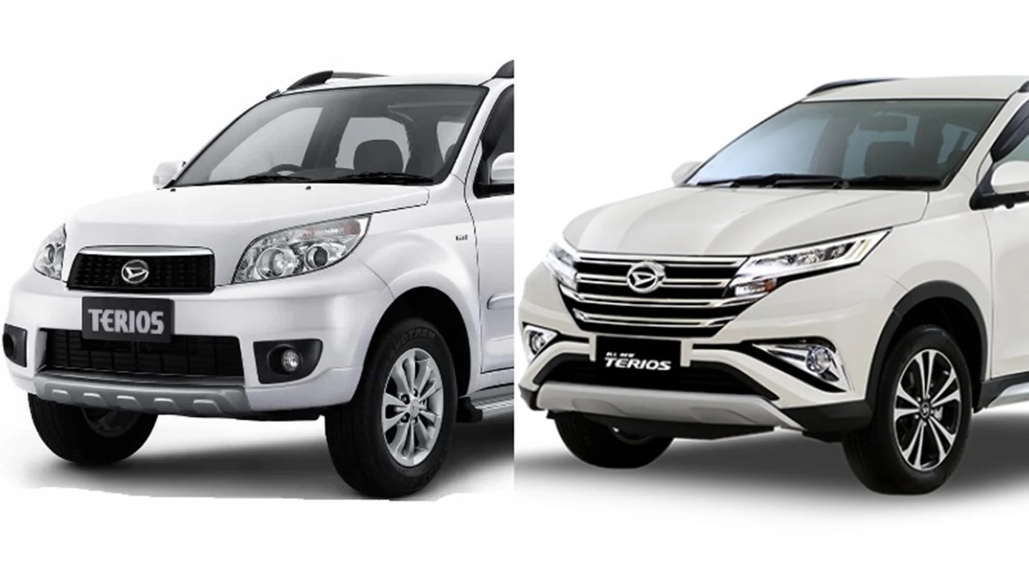 Daihatsu Terios generasi pertama vs terbaru.