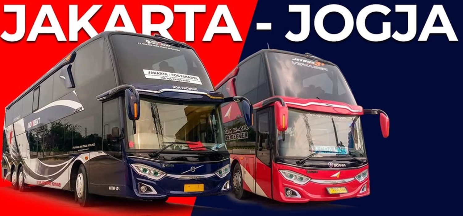 Ilustrasi bus Jakarta ke Yogyakarta.