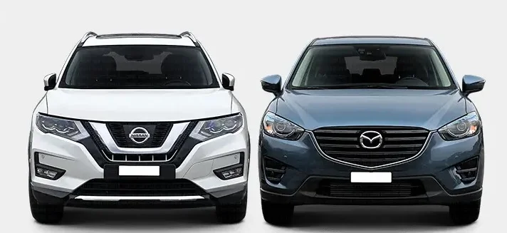 Nissan X-Trail 2013 vs Mazda CX-5 2013.