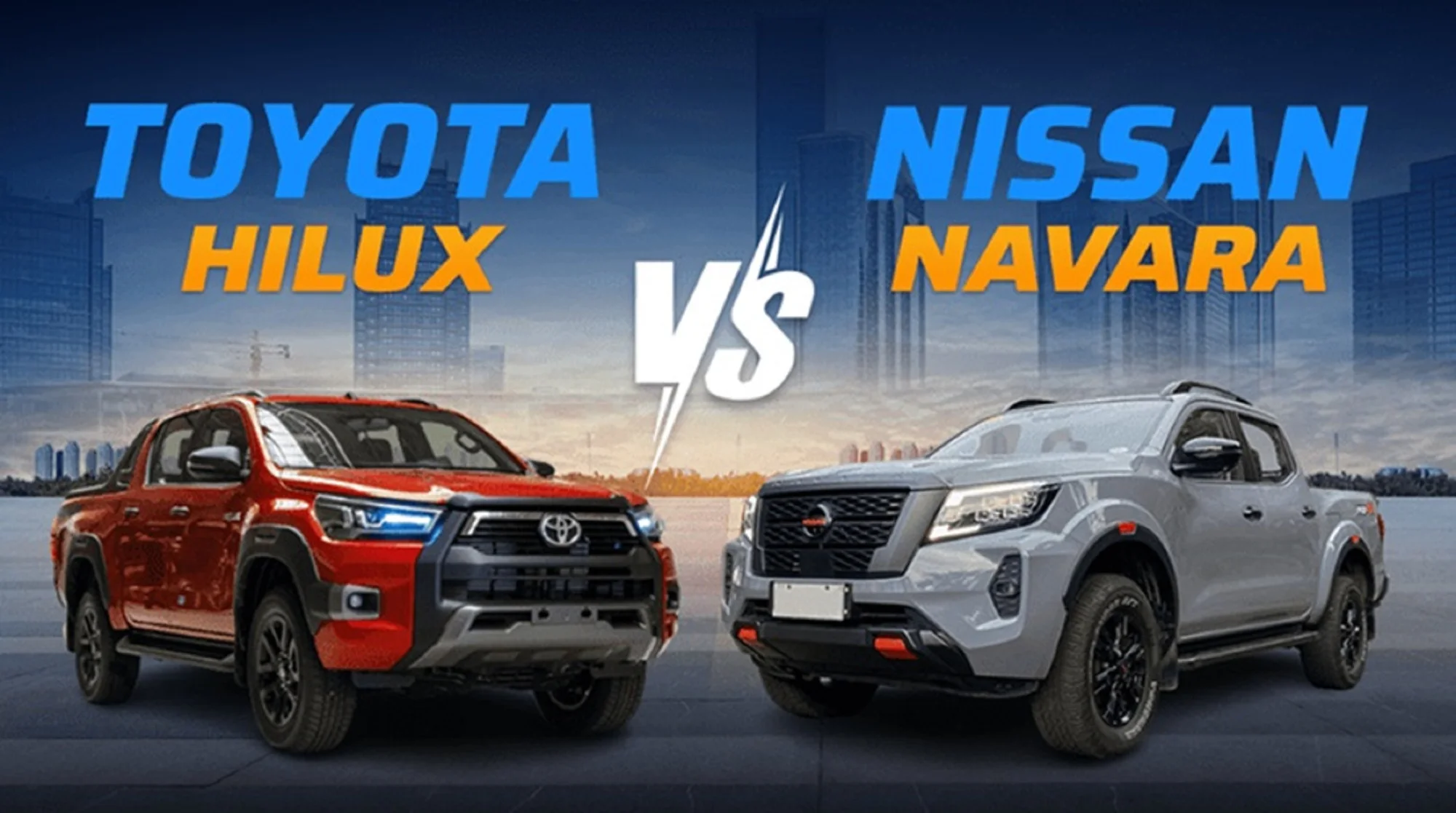 Toyota Hilux vs Nissan Navara.