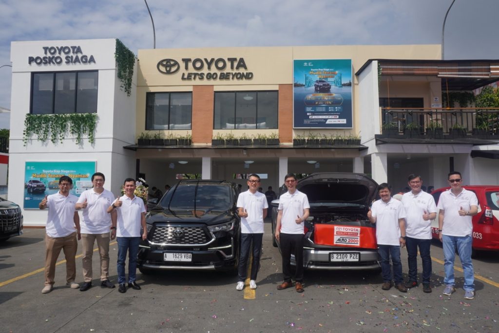 Toyota Posko Siaga untuk mudik Lebaran 2023.