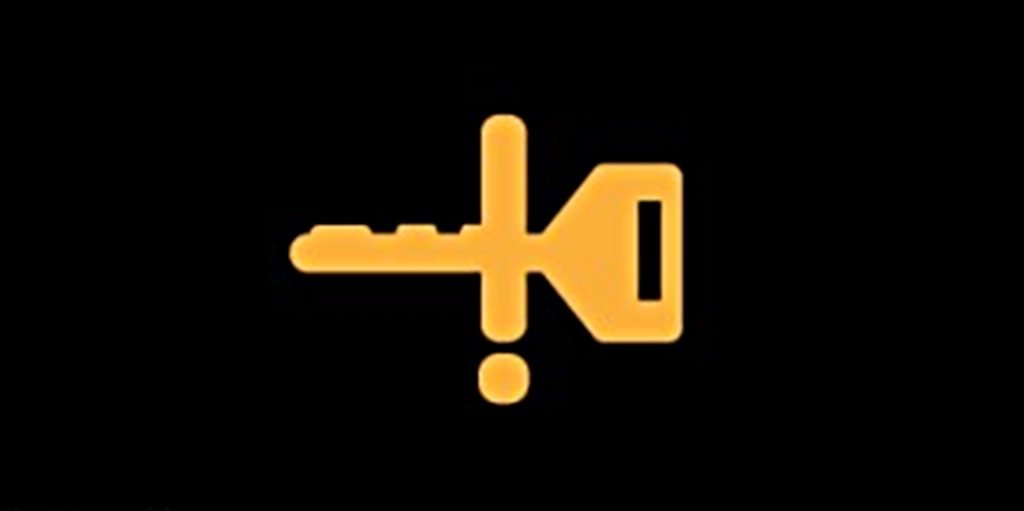 Lampu indikator Key Free.