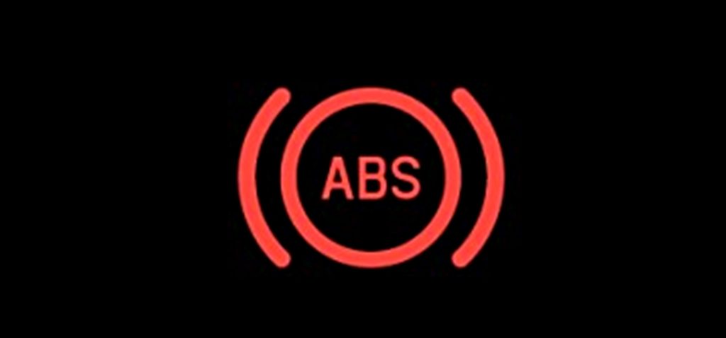 Lampu indikator ABS (Anti-Lock Braking System). 