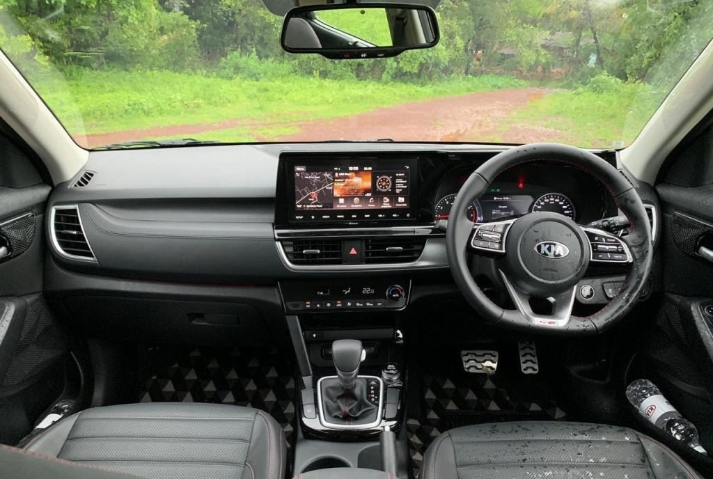 Interior Kia Seltos. 